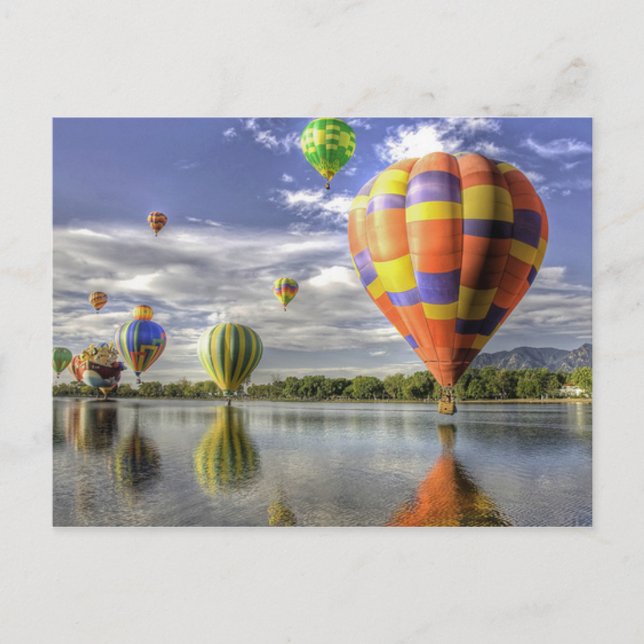 Luftballonger vykort (Framsida)