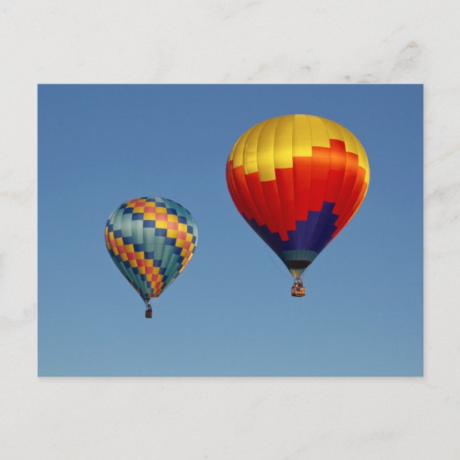 Luftballonger. Vykort (Framsida)