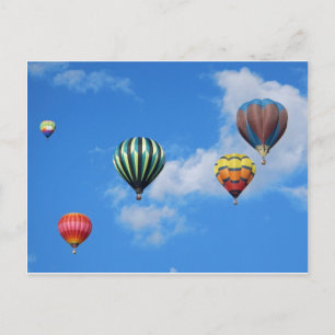 LUFTBALLONGERNA MÅNGA i HIMMEL Vykort