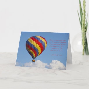 Luftballonghälsningkort Kort