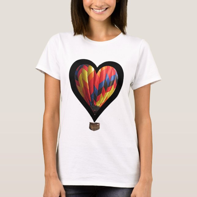 luftballonghjärta tee shirt (Framsida)