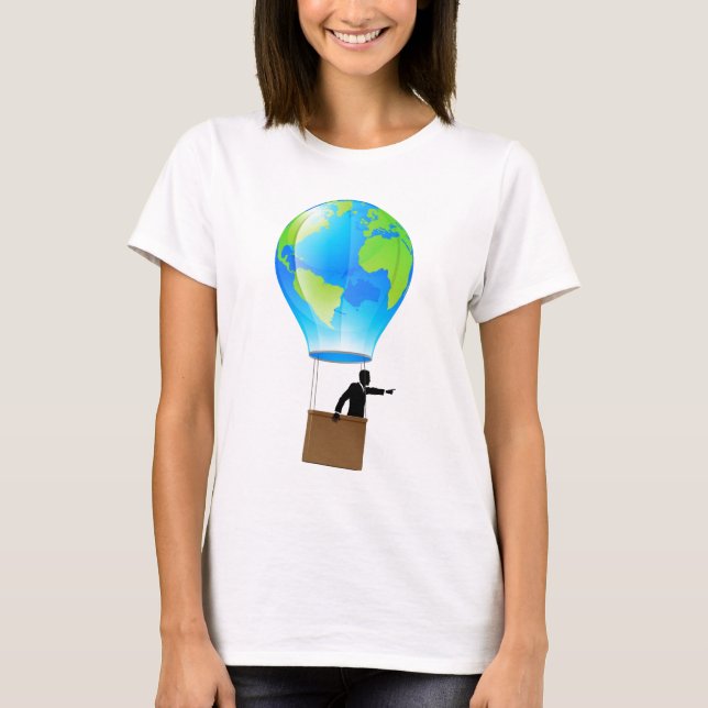 Luftballongjordklot T Shirt (Framsida)
