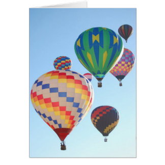 Luftballongresning Hälsningskort