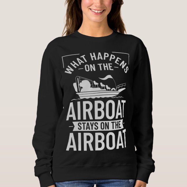 Luftbåts fläktbåt Rc hydroplan Racing Sumpbåt Ri T Shirt (Framsida)