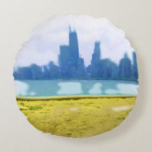 Luftborstade skyskrapor i Chicago