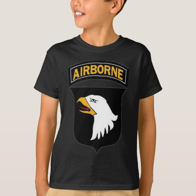 Luftburen armé 101. t-shirt (Framsida)