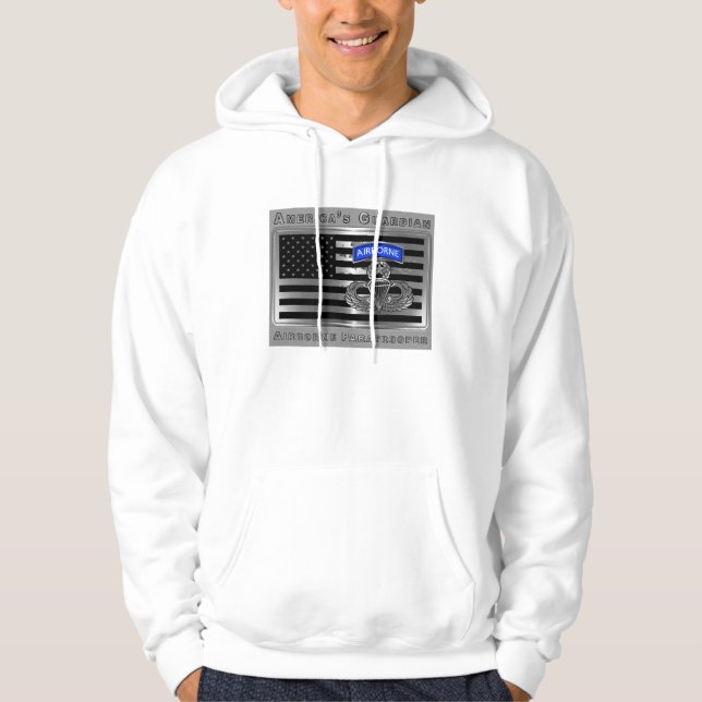 Luftburen Fallskärmsjägare Hoodie (Framsida)