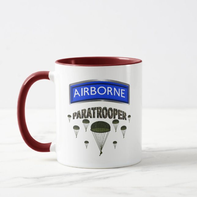 Luftburen fallskärmsjägare  mugg (Vänster)