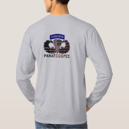 Luftburen fallskärmsjägare t shirt