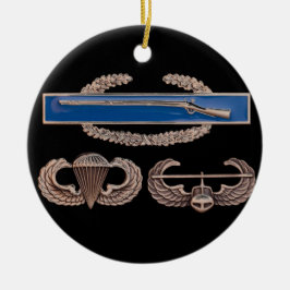 Luftburen luftanfall för CIB Julgransprydnad Keramik