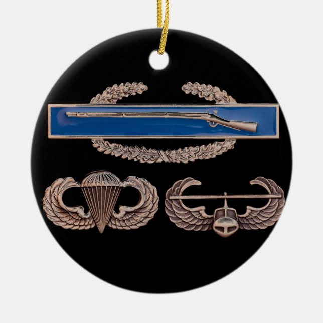 Luftburen luftanfall för CIB Julgransprydnad Keramik (Framsidan)