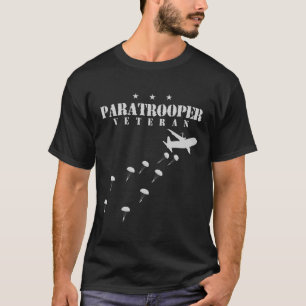 Luftburen paratrooper Veteran Infantry Division T- T Shirt