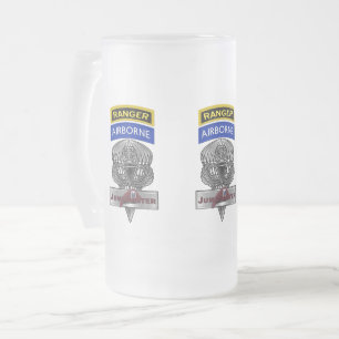 Luftburen Ranger Jumpmaster Minnesmärke Frostat Ölglas