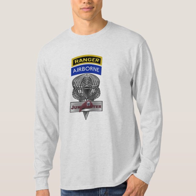 Luftburen Ranger Jumpmaster  T Shirt (Framsida)