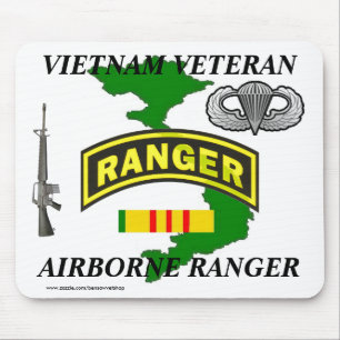 Luftburen Skogsvaktare Vietnam Mousepad 1/w Musmatta