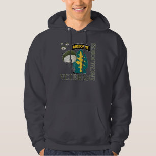 Luftburen veteran - sakkunnigstyrkor sweatshirt med luva