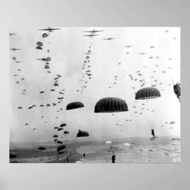 Luftburet Uppdrag under WW2-målning Poster (Framsidan)