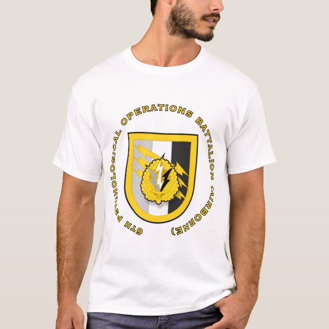 luftburna 6ePsyOps Bn - Tee Shirt (Framsida)