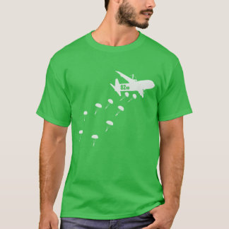 Luftburna 82ND Plan Hopp vän T Shirt