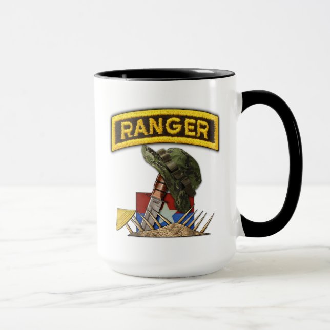 Luftburna Ranger-veteraner Vets LRRP Mugg (Höger)