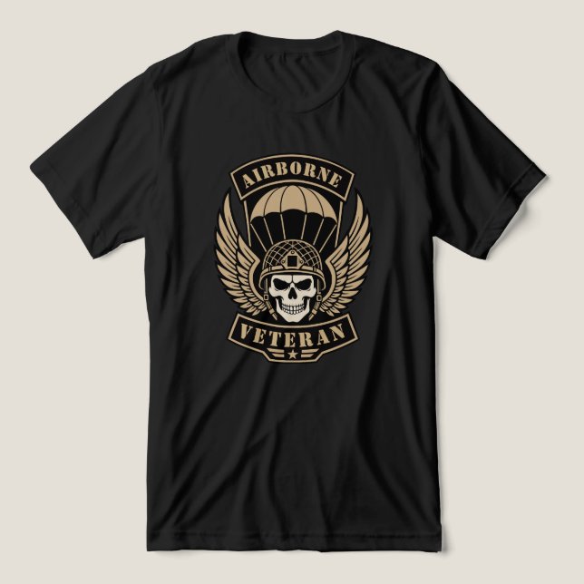 Luftburna veteraner t shirt (Design Framsida)