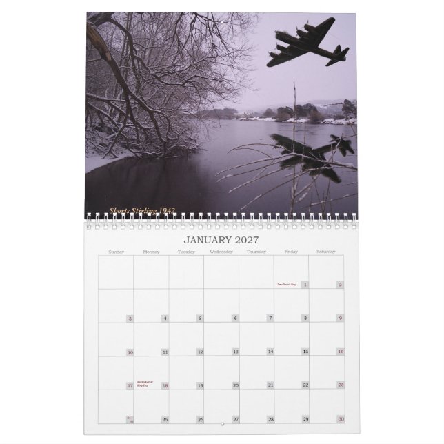 Luftfart Artikel 2010 Kalender (Jan 2027)