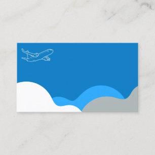 Luftfart eller Anpassade på flygplan Visitkort