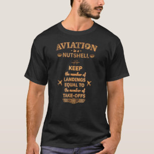 Luftfart i ett Nutshell-flyg T Shirt