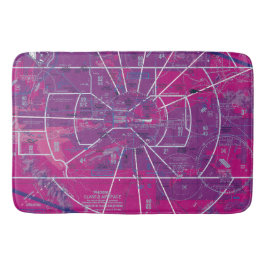 Luftfartsdiagram Badrumsmatta