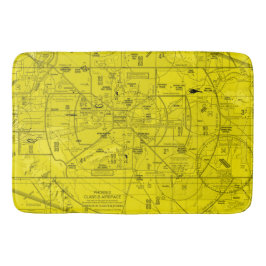 Luftfartsdiagram Badrumsmatta