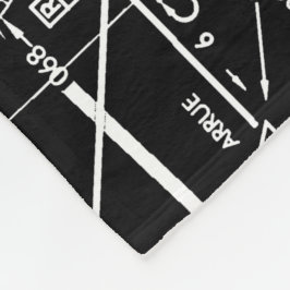 Luftfartsdiagram Fleecefilt