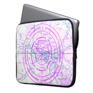 Luftfartsdiagram Laptop Fodral