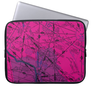 Luftfartsdiagram Laptop Fodral