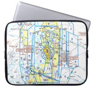 Luftfartsdiagram Laptop Fodral