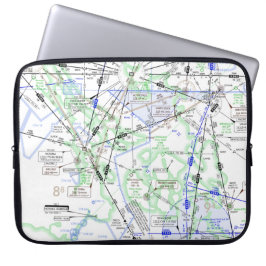 Luftfartsdiagram Laptop Fodral