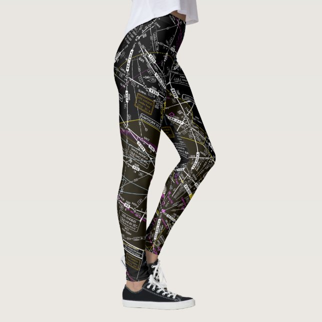 Luftfartsdiagram Leggings (Höger)