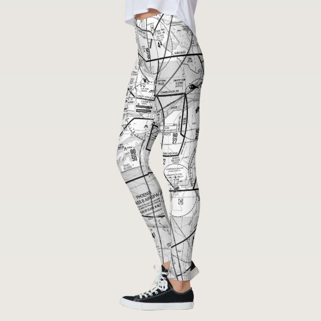 Luftfartsdiagram Leggings (Vänster)