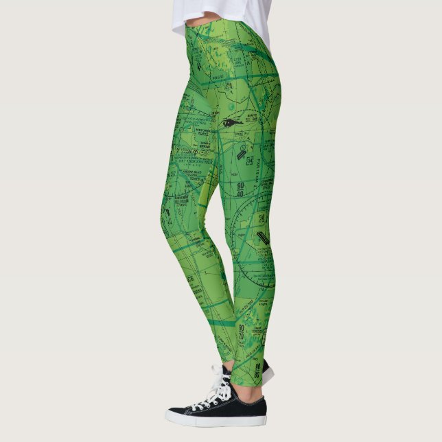 Luftfartsdiagram Leggings (Vänster)