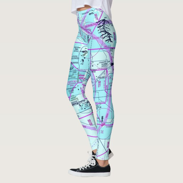 Luftfartsdiagram Leggings (Vänster)
