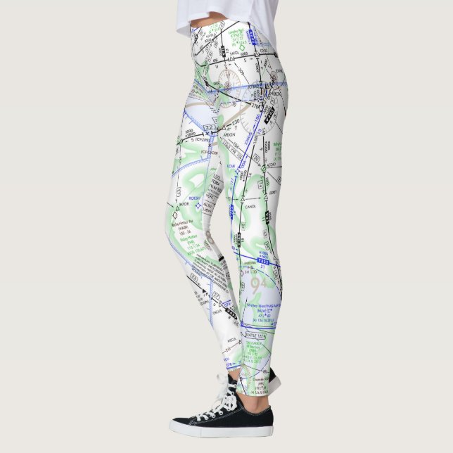 Luftfartsdiagram Leggings (Vänster)