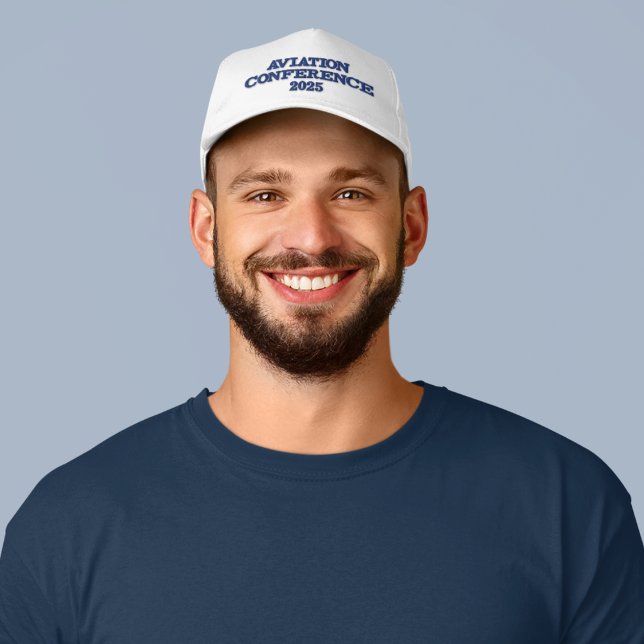 Luftfartskonferensen vintage-Stil Broderad Keps (Skapare uppladdad)