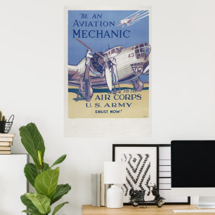 Luftfartsmekanism Poster