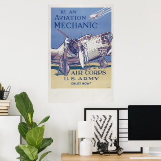 Luftfartsmekanism Poster