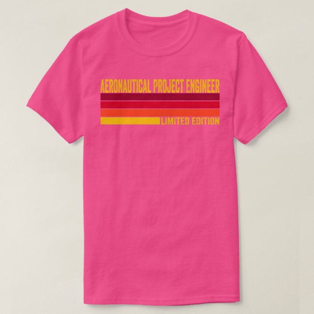Luftfartsprojektet Ingenjör T Shirt (Design framsida)