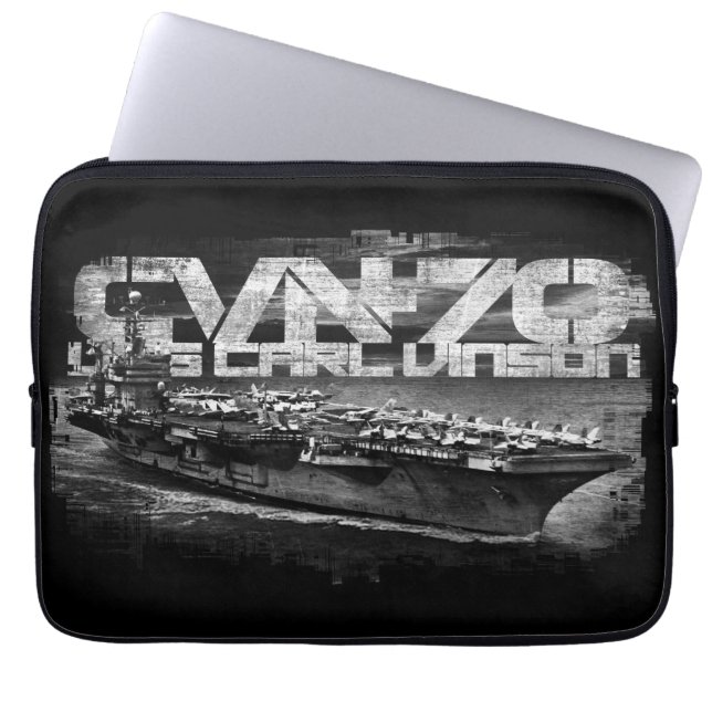 Luftfartyg Carl Vinson Electronics Bag Laptop Fodral (Framsidan)