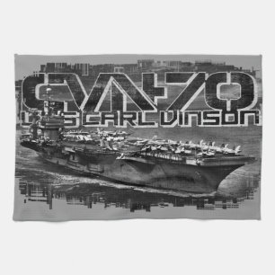 Luftfartyg Carl Vinson Kitchen Towels Kökshandduk
