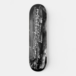 Luftfartyg Carl Vinson Mini Skateboard Bräda 18,5 Cm