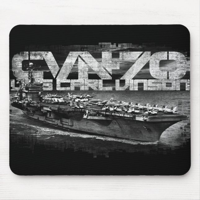 Luftfartyg Carl Vinson Mousepad Musmatta (Framsidan)