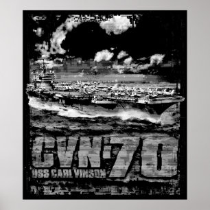 Luftfartyg Carl Vinson Poster