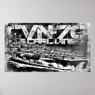 Luftfartyg Carl Vinson Poster